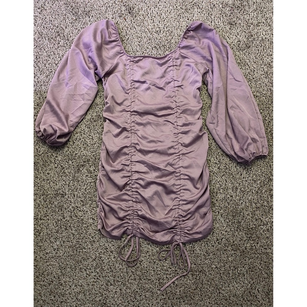 🐝Lilac Ruched Dress